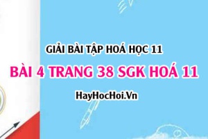 Giải bài 4 trang 38 SGK Hoá 11: Amoniac và muối Amoni